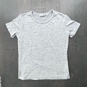 Wilfred Gray Short Sleeve Top T-Shirt Size XS